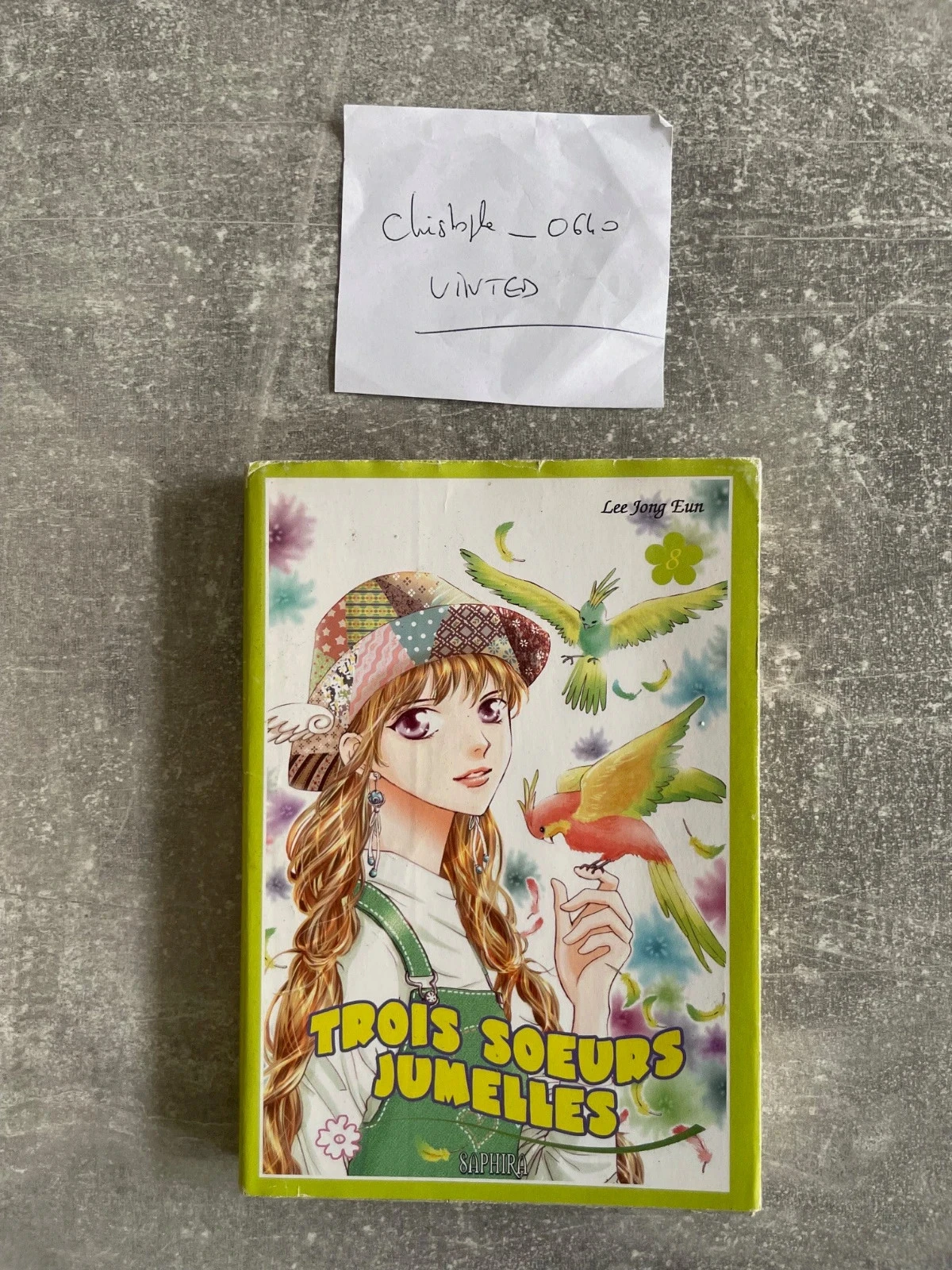 Manga Trois soeurs jumelles tome 8 version française.